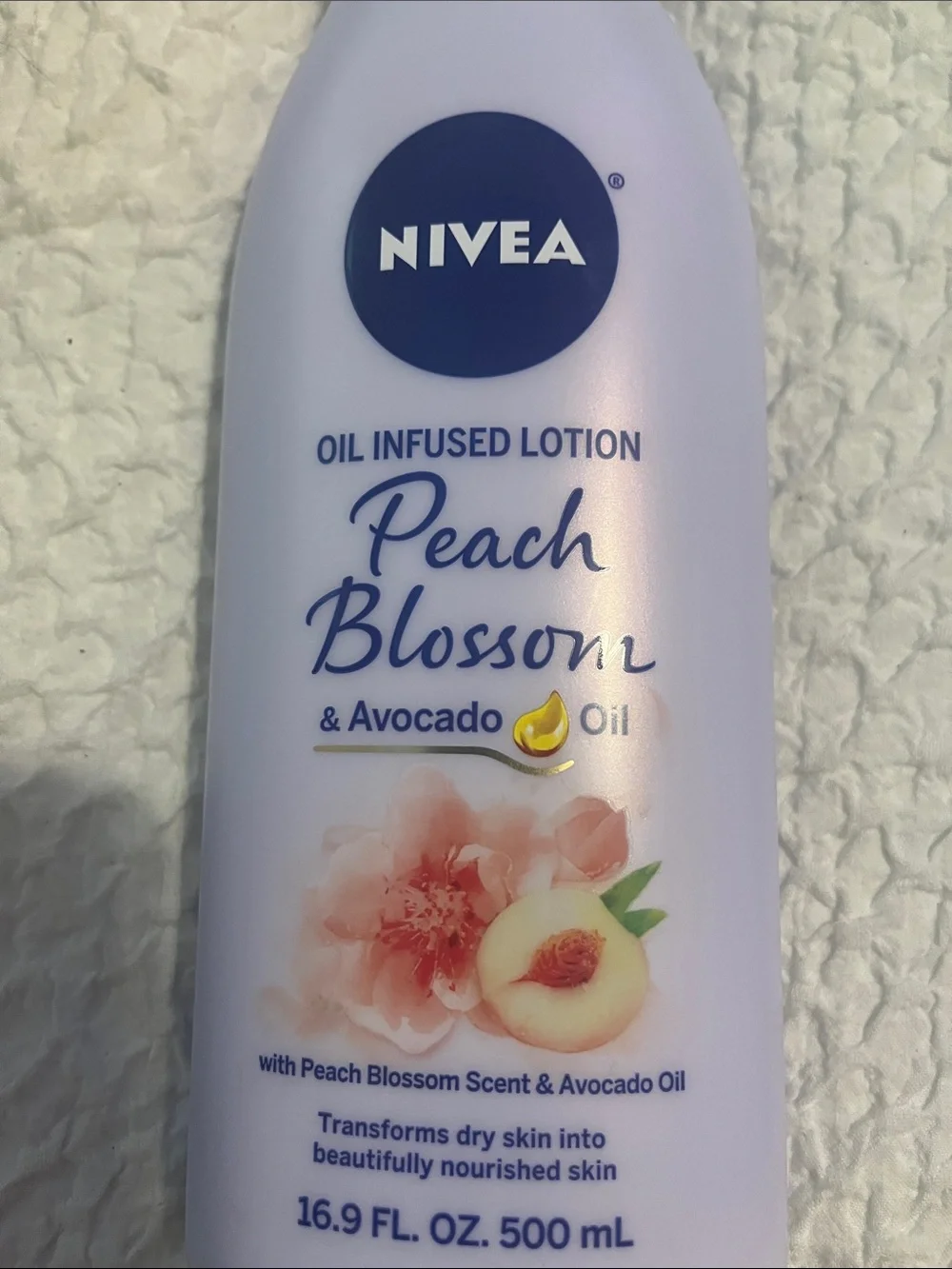 NWT Nivea Peach Blossom and Avocado Oil Body Lotions